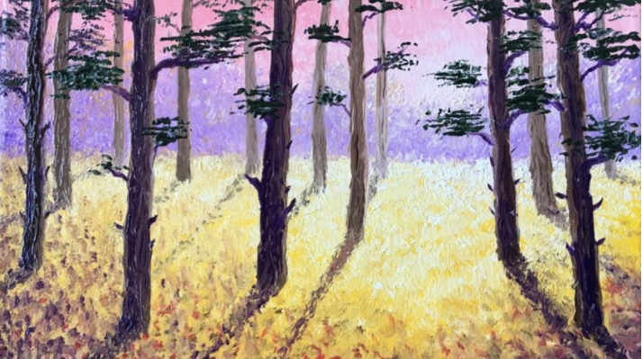 Мастер-класс рисования маслом _Волшебный пейзаж_ -_0.png